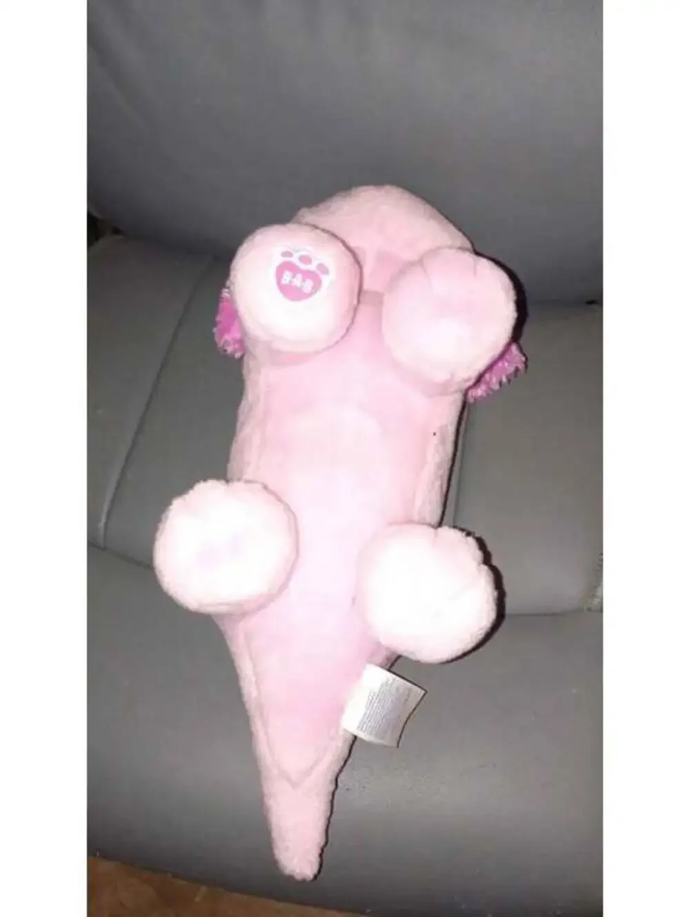 Build-A-Bear Pink Axolotl Plush Stuffed Animal - New Without Tags